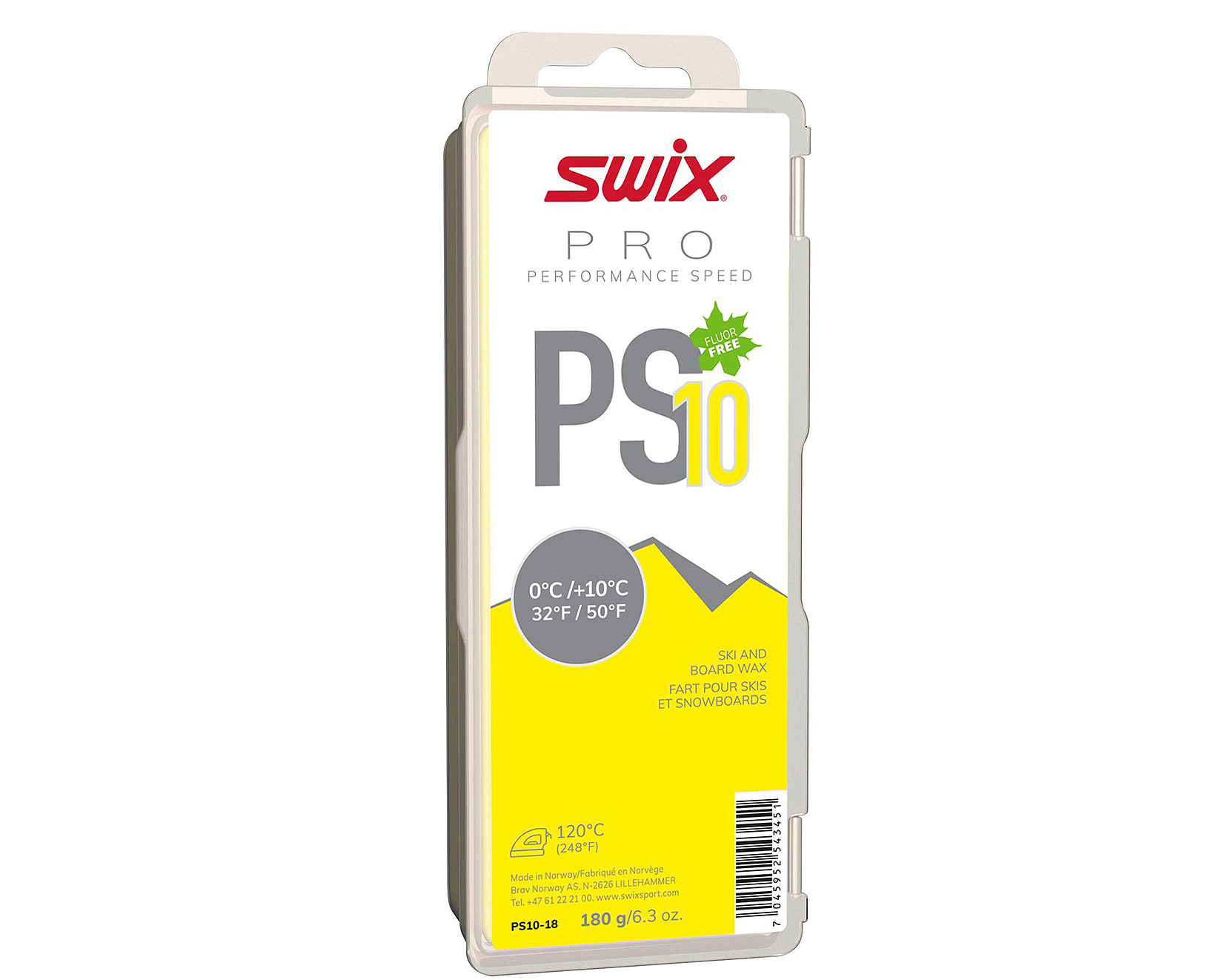 Parafina Swix PS10 180gr