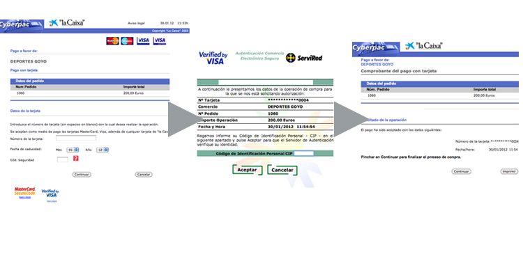 Pago a través de La Caixa