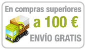 En compras superiores a 100 €: Gastos de envío gratis