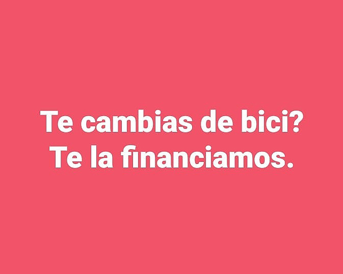 Te financiamos la compra de tu bici